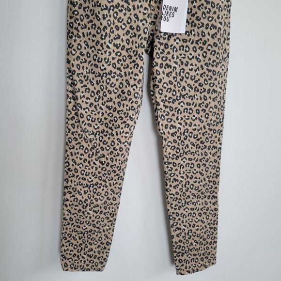 Zara Girls Leopard Pattern Jeans. Size 13/14 years - Picture 2 of 11